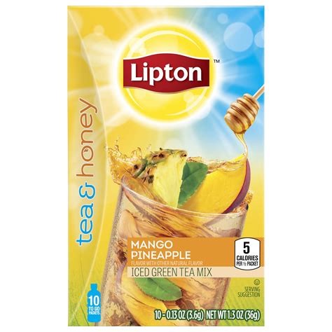 Lipton Mango Pineapple Tea & Honey Packets logo