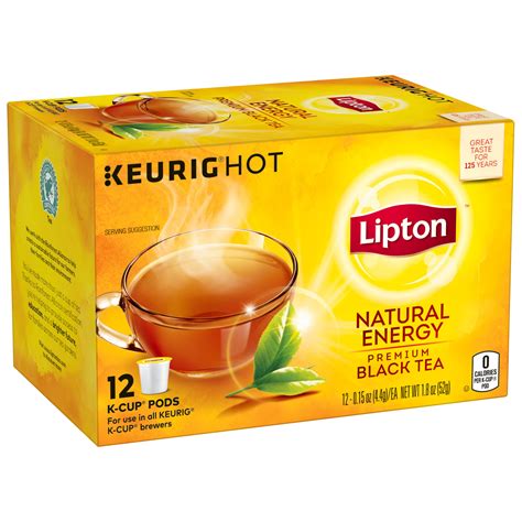 Lipton Natural Energy Premium Black Tea logo