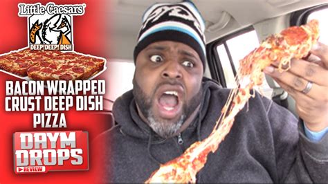 Little Caesars Pizza Bacon Wrapped DEEP!DEEP! Dish Pizza TV Spot, 'Daym Drops: Yes! featuring Daym Drops