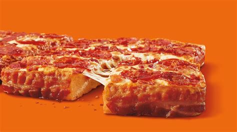 Little Caesars Pizza Bacon Wrapped Deep!Deep! Dish Pizza