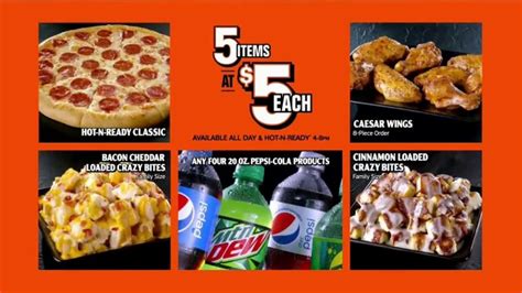 Little Caesars Pizza Cinnamon Loaded Crazy Bites tv commercials