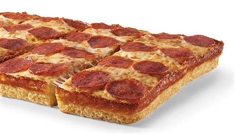 Little Caesars Pizza Detroit Style Deep Dish Pizza