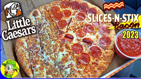 Little Caesars Pizza Slices-N-Stix Bacon tv commercials