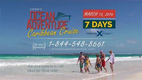 Litton Entertainment Ocean Adventure Caribbean Cruise tv commercials