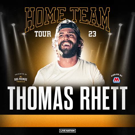 Live Nation Thomas Rhett Home Team Tour Tickets tv commercials