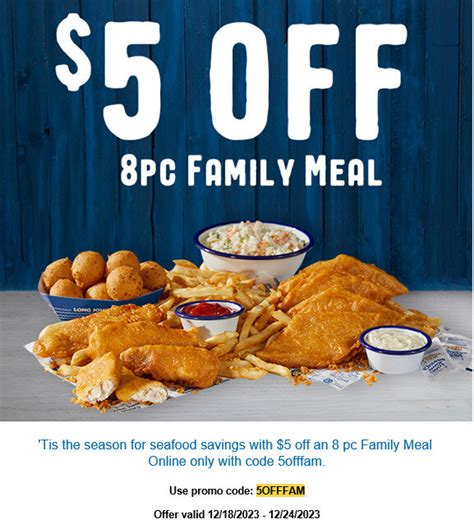 Long John Silver's 10-Pc. Family Meal logo