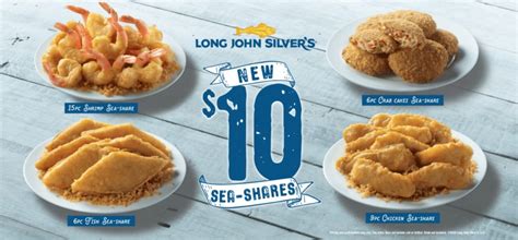 Long John Silver's Two for $10 logo