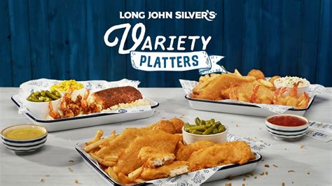 Long John Silver's Variety Platter Fish and Chicken