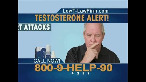 Low-T Justice TV Spot, 'Testosterone' created for Pharmaceutical Justice
