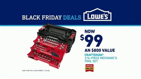 Lowe's Black Friday Deals TV Spot, 'Tools and Gifts'