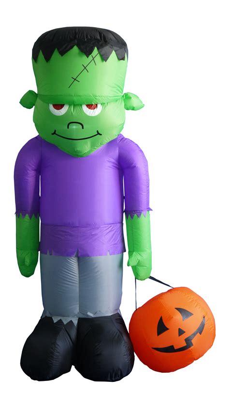 Lowe's Universal 9-ft x 4.8-ft Lighted Frankenstein Halloween Inflatable tv commercials