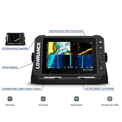 Lowrance Elite Fishing System logo