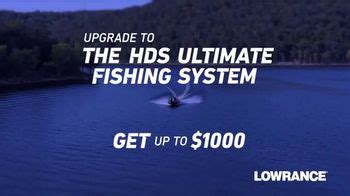 Lowrance HDS Live TV Spot, 'The Ultimate Fishing System: Up to $1000 Cash Back'