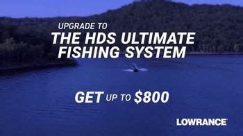 Lowrance HDS Live TV commercial - The Ultimate Fishing System: Up to $800 Cash Back