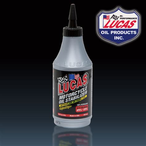 Lucas Oil Motorcycle Oil Stabilizer logo