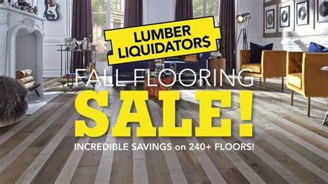 Lumber Liquidators Fall Flooring Kick-Off Sale TV Spot, 'Incredible Deals'
