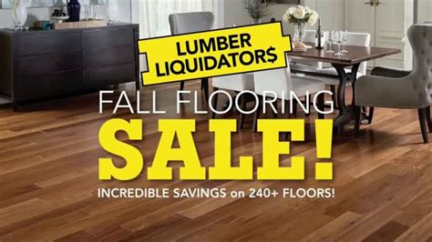 Lumber Liquidators Fall Flooring Kick-Off Sale TV Spot, 'Incredible Deals'