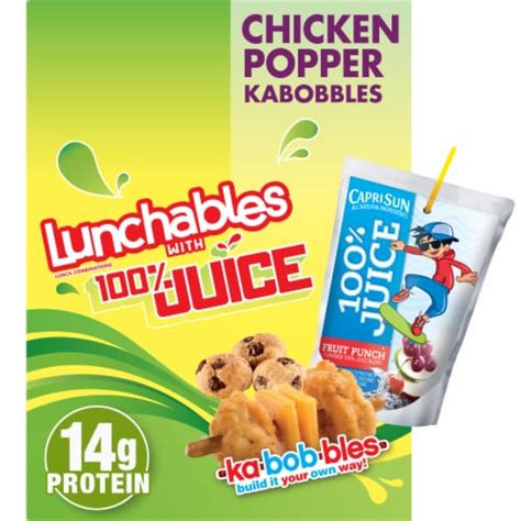 Lunchables Chicken Popper Kabobbles