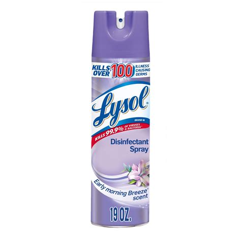 Lysol Disinfectant Spray Early Morning Breeze logo