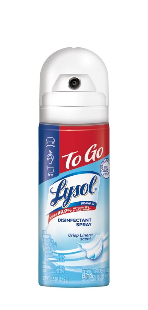 Lysol Disinfectant Spray To Go logo