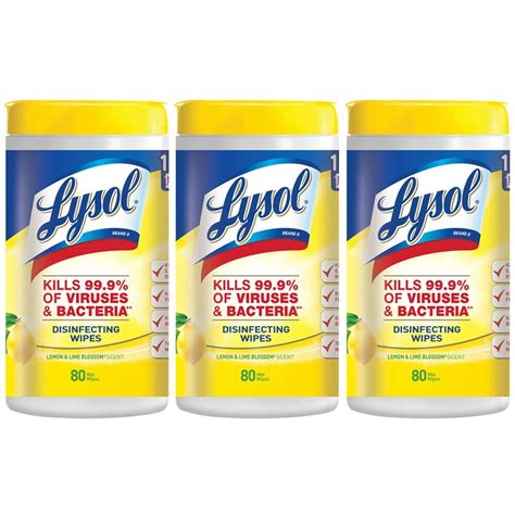 Lysol Disinfecting Wipes Lemon & Lime Blossom Flat Pack tv commercials
