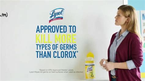 Lysol Disinfecting Wipes TV Spot, 'Whiteboard Test' featuring Allyson Grant