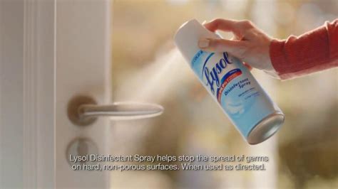 Lysol TV commercial - Pick Up Cold and Flu From Surfaces