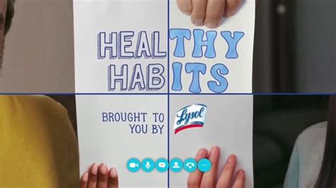 Lysol TV commercial - Practice Healthy Habits