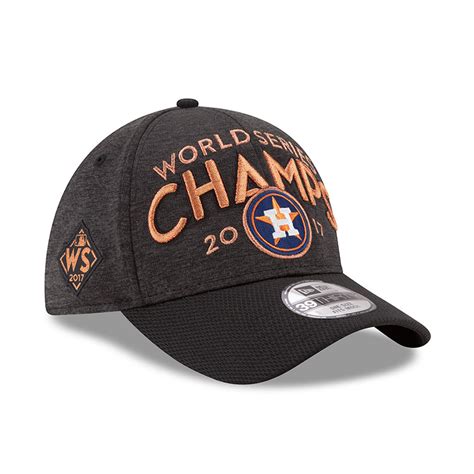 MLB Shop Men's Houston Astros Graphite 2017 World Series Champions 39THIRTY Flex Hat photo