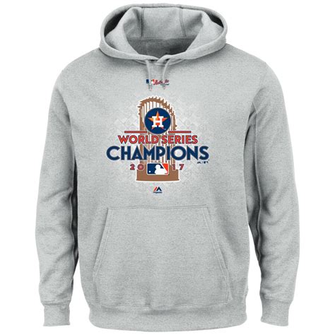 MLB Shop Men's Houston Astros Heather Gray 2017 World Series Champions Hoodie