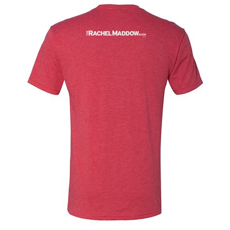 MSNBC The Rachel Maddow Show Men's Tri-Blend Cotton T-shirt logo