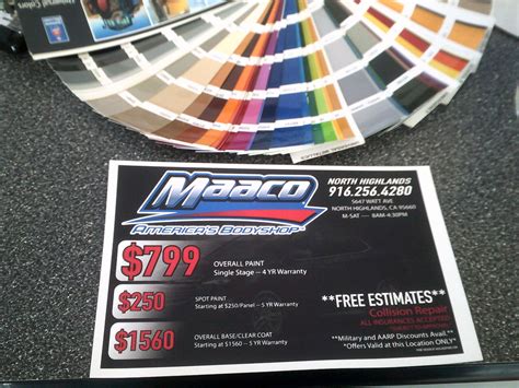 Maaco Enamel Paint Package logo