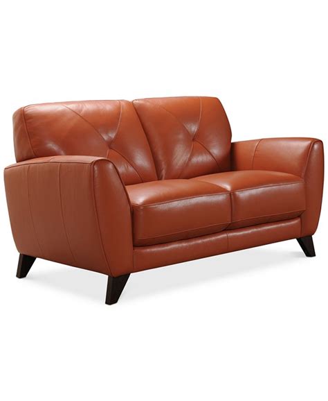 Macy's Myia Leather Sofa logo