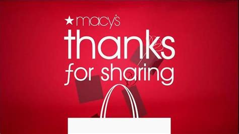 Macy's TV Spot, 'Thanks for Sharing: Cardholders'