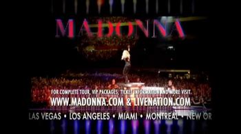 Madonna MDNA Tour TV Spot