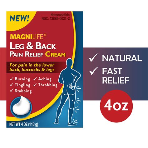 MagniLife Leg & Back Pain Relief Cream