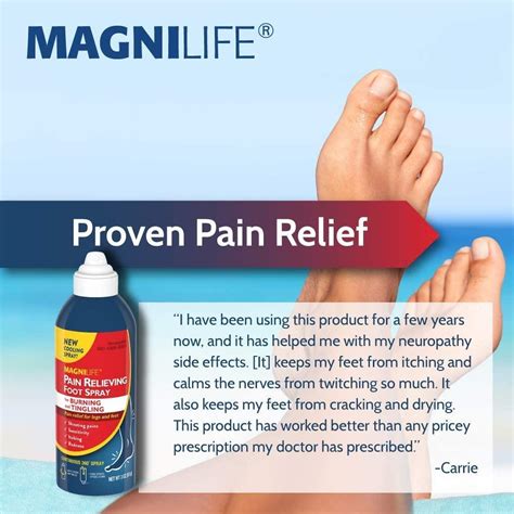 MagniLife Pain Relieving Foot Spray logo