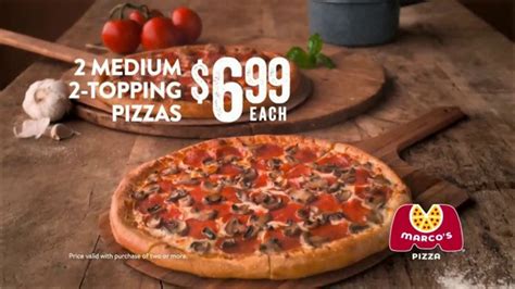 Marco's Pizza TV Spot, 'America's Most Loved Pizza: Two Medium One-Topping Pizzas' created for Marco's Pizza