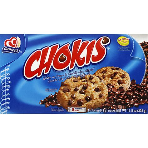 Marias Gamesa Chokis Chocolate Chip Cookies tv commercials