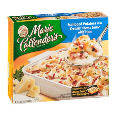 Marie Callender's Scalloped Potatoes in a Creamy Cheese Sauce with Ham logo