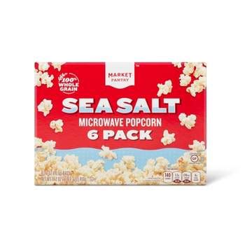 Market Pantry Sea Salt Microwave - 6ct.