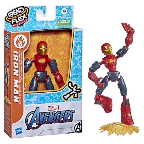 Marvel (Hasbro) Bend And Flex 6-Inch Iron Man tv commercials