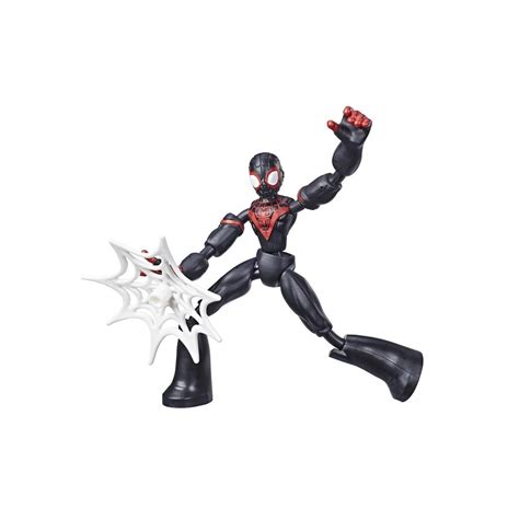 Marvel (Hasbro) Bend and Flex 6-Inch Miles Morales Flexible Action Figure logo