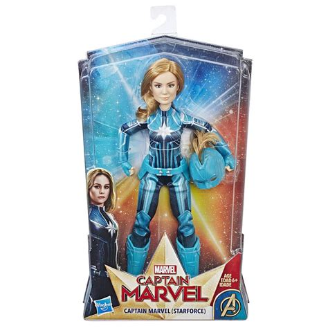 Marvel (Hasbro) Captain Marvel (Starforce) Super Hero Doll with Helmet Accessory