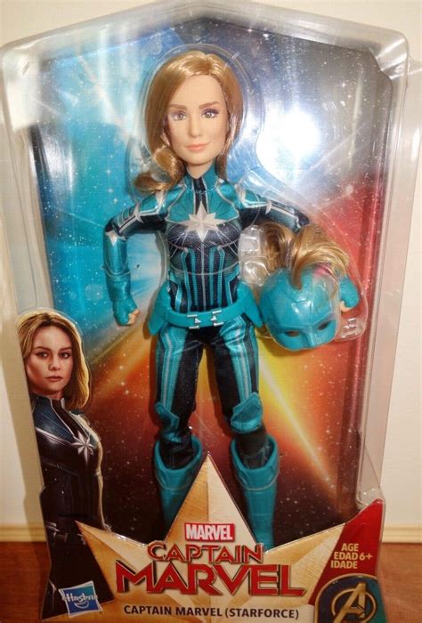 Marvel (Hasbro) Captain Marvel (Starforce) Super Hero Doll with Helmet Accessory tv commercials