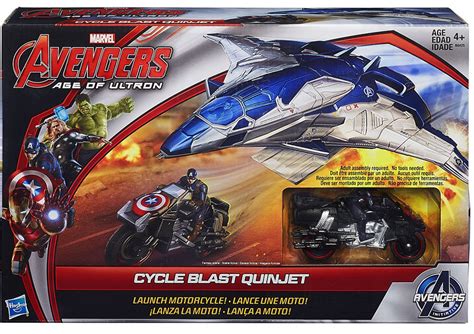 Marvel (Hasbro) Marvel Avengers Age of Ultron Cycle Blast Quinjet Vehicle tv commercials