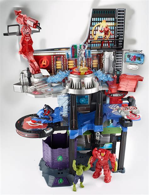 Marvel (Hasbro) Marvel Avengers Age of Ultron HQ Captain America Tower Defense Set logo