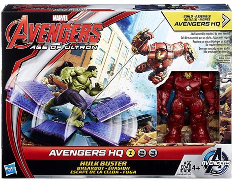 Marvel (Hasbro) Marvel Avengers age of Ultron HQ Hulk Buster Breakout Set tv commercials