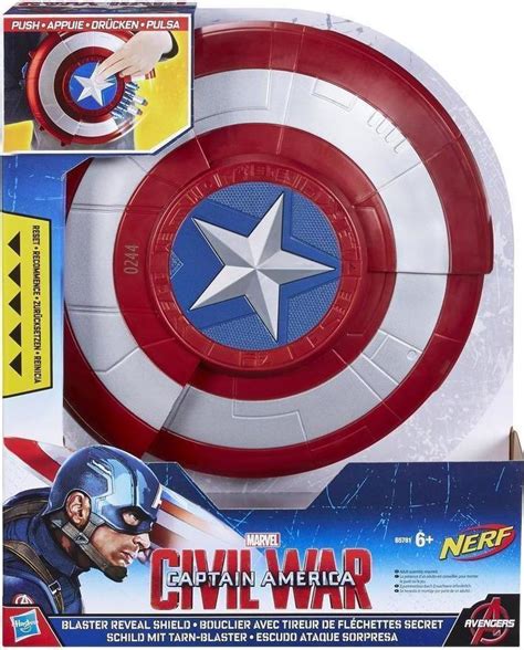 Marvel (Hasbro) Marvel Captain America: Civil War Captain America Blaster Reveal Shield tv commercials