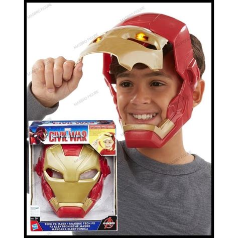 Marvel (Hasbro) Marvel Captain America: Civil War Iron Man Tech FX Mask tv commercials